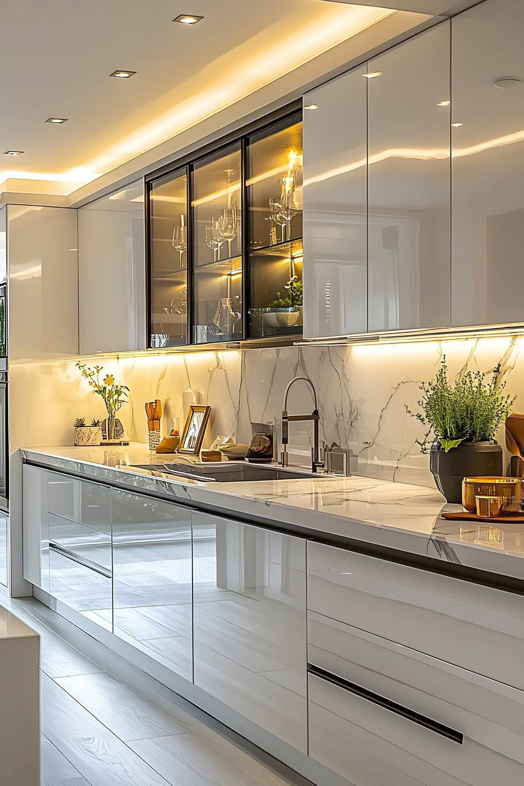  Glossy Gold Elegance